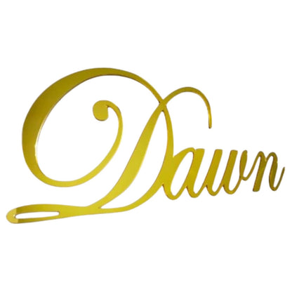 Personalised Wooden & Acrylic Name Signs  by DISPLAY & WONDER