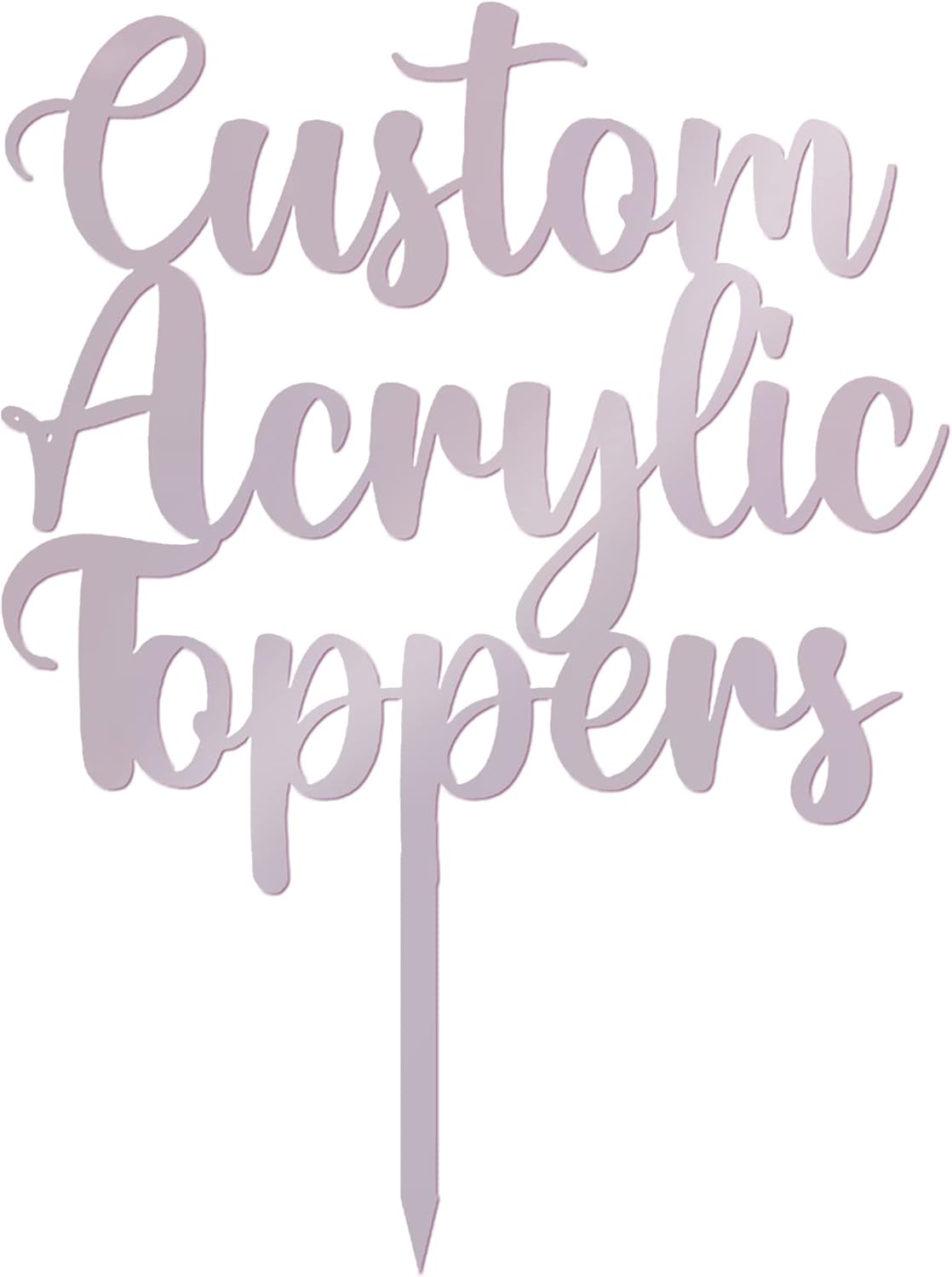 Custom Acrylic Cake Topper with Name – Personalised for All Occasions | DISPLAY & WONDE