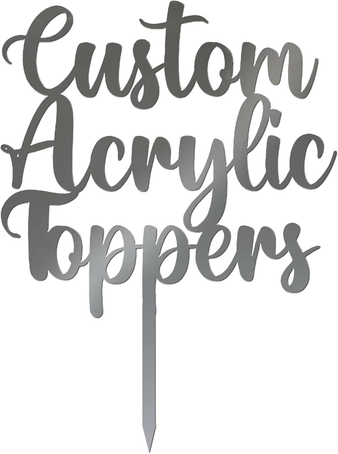 Custom Acrylic Cake Topper with Name – Personalised for All Occasions | DISPLAY & WONDE