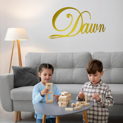 Personalised Wooden & Acrylic Name Signs  by DISPLAY & WONDER