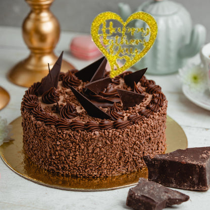 Happy Fathers Day Cake Topper Glitter Cardstock Toppers -