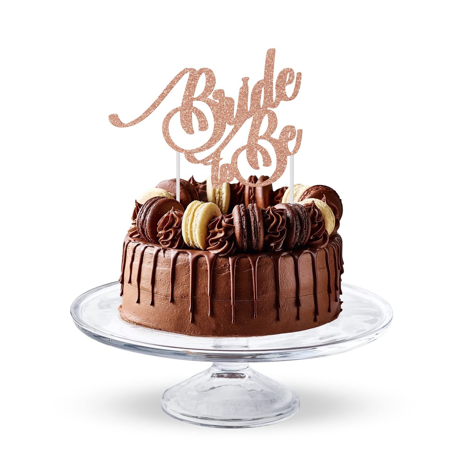 Bride To Be Cake Topper - Wedding Bridal Shower - Hen Party Bachelorette Parties Decoration - Cake Toppers by 3 LITTLE DESSERTS