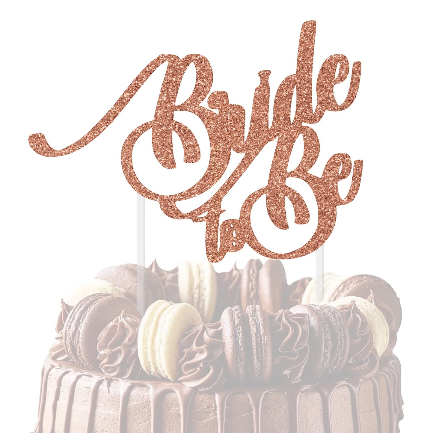 Bride To Be Cake Topper - Wedding Bridal Shower - Hen Party Bachelorette Parties Decoration - Cake Toppers by 3 LITTLE DESSERTS