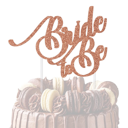 Bride To Be Cake Topper - Wedding Bridal Shower - Hen Party Bachelorette Parties Decoration - Cake Toppers by 3 LITTLE DESSERTS