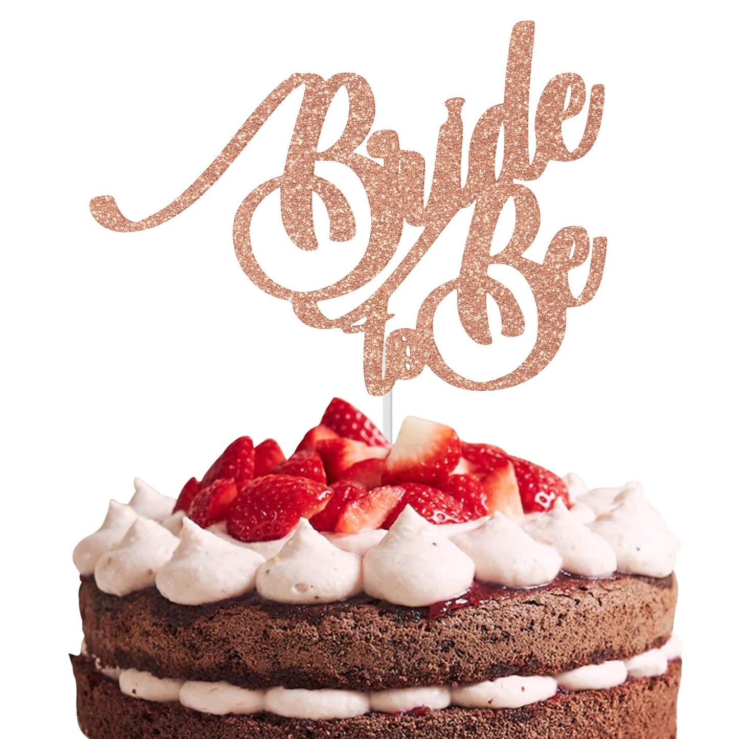 Bride To Be Cake Topper - Wedding Bridal Shower - Hen Party Bachelorette Parties Decoration - Cake Toppers by 3 LITTLE DESSERTS